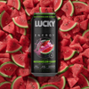 Lucky Energy Sparkling Watermelon 16oz cans pack of 12