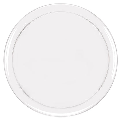 Bespoke Round Clear Plate & Bowl – 10.625