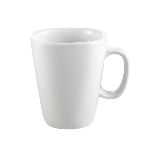 8oz 3” square mug, compact durable break-resistant coffee cup for tea, espresso, cappuccinos, specialty drinks, microwave-safe, dishwasher-safe, modern drinkware for restaurants, cafés, offices, and home kitchens.