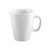 8oz 3” square mug, compact durable break-resistant coffee cup for tea, espresso, cappuccinos, specialty drinks, microwave-safe, dishwasher-safe, modern drinkware for restaurants, cafés, offices, and home kitchens.
