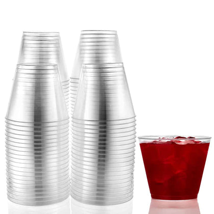 8oz Clear Tall Tumbler – Perfect glass for drinks, cocktails, and beverages. Sleek, durable, and versatile design, ideal for casual or formal occasions. Elegant addition to any table setting.