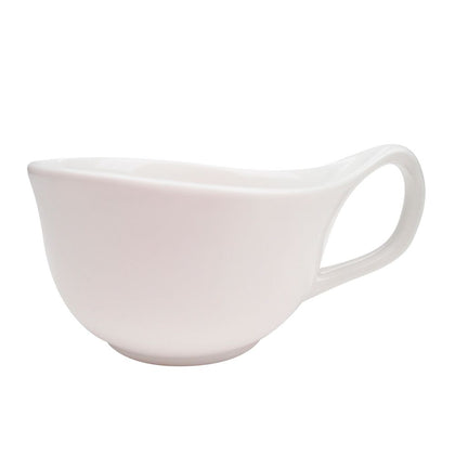 8oz ceramic cup with a sleek, durable design. Perfect for coffee, tea, and hot beverages in homes, cafés, restaurants, and offices. Classic 3.5-inch mug with a comfortable grip.