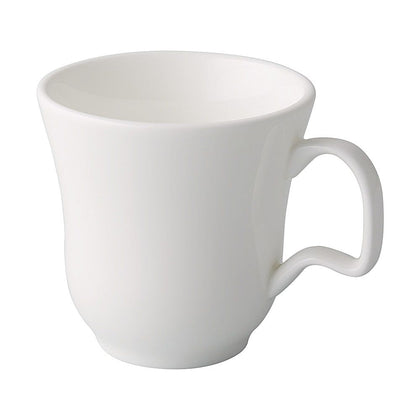 8oz Grace Cup with Ear Handle, elegant coffee cup, durable tea mug, chip-resistant porcelain, dishwasher-safe, microwave-safe, comfortable grip, modern drinkware, restaurant-quality cup.