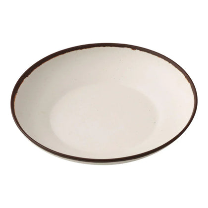 EcoQuality Salad/Soup Bowl is made from durable and reliable melamine material. You can use these unique round bowls to serve such dishes like salads, appetizers, rice or miso soups. The bowl will perfectly fit any food-serving establishment design. High quality affordable restaurant and household dinnerware.