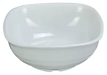 EcoQuality Square Bowl, this square-shaped bowl is designed with a sleek and modern look that is sure to impress your guests. It's large enough to serve your favorite soups, salads, or pasta dishes. This bowl is just the right size for any meal or snack. Made of durable melamine, this bowl is built to last. It is dishwasher safe, making it easy to clean and maintain its pristine appearance. Elevate your dining experience with these high quality affordable restaurant dinnerware.