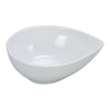 This Waterdrop Shape Bowl is a durable and stylish serving option, perfect for restaurants, catering services, and home use. This uniquely designed waterdrop-shaped bowl enhances food presentation while providing ample space for soups, guacamole, rice, and appetizers.