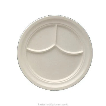This 3-Compartment Plate is perfect for serving up meals with multiple courses, keeping your food neatly organized and separated. Made from extra heavy-duty melamine, this dinner plate is built to withstand the toughest of commercial kitchen environments while remaining dishwasher safe for easy cleaning. Elevate your dining experience with these high quality affordable restaurant dinnerware.
