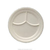 This 3-Compartment Plate is perfect for serving up meals with multiple courses, keeping your food neatly organized and separated. Made from extra heavy-duty melamine, this dinner plate is built to withstand the toughest of commercial kitchen environments while remaining dishwasher safe for easy cleaning. Elevate your dining experience with these high quality affordable restaurant dinnerware.