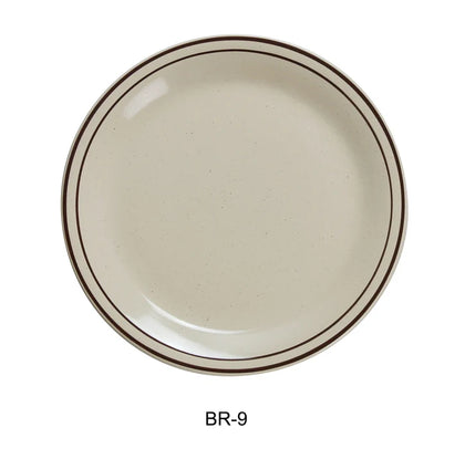 This ceramic plate offers a balance of durability and practicality for foodservice setups, supporting steady daily use in commercial kitchens. Its ceramic construction ensures heat resistance, while the 9.50 inches in diameter is optimized for standard serving portions. The plate’s dishwasher, microwave, and oven-safe features facilitate efficient workflow and quick turnaround times in busy foodservice settings. High quality and affordable restaurant dinnerware.