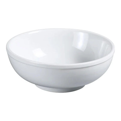 Elevate your dining experience with this EcoQuality Menudo Bowl in elegant white porcelain. With a generous 60 Oz capacity, it’s perfect for serving a variety of dishes at restaurants, cafes, or home meals. This dinnerware has 9.50 inches in diameter. Crafted for durability and eco-friendliness, this bowl is dishwasher safe, combining practicality with style for everyday use.