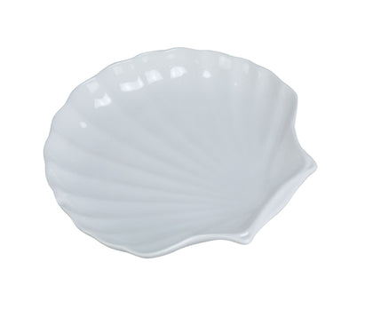 Elevate your dining experience with the Shell Dish from EcoQuality. Crafted from durable porcelain in a pristine super white finish, this dish features a convenient lip at the base for easy handling and a deep design to securely hold your food. Ideal for restaurant, cafes, and home dining. This dinnerware measures 9.50 inches in length. Dishwasher safe for effortless cleanup, it combines style and practicality to enhance your dining experience.