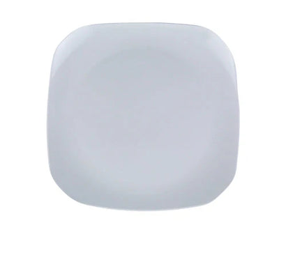 EcoQuality Square Plate made from high-quality melamine, ensuring durability and longevity. Its classic white finish gives it a timeless appeal that compliments any table setting. This Milando Dinner Plate is also dishwasher safe. Its sturdy material makes it ideal for use in restaurants, cafes, or at home. Elevate your dining experience with these high quality affordable restaurant dinnerware.