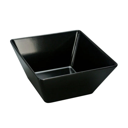 This Square Bowl is a stylish and practical addition to any dining establishment. This bowl is perfect for serving rice, soups, guacamole, noodles, and other appetizers. Made from durable melamine, making it ideal for any type of food serving space allowing you to elevate your dining experience with these high quality affordable restaurant dinnerware.