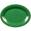 EcoQuality Oval Platter in stylish green color, ideal for serving vegetables, cold cuts, fresh greens or Asian appetizers. Made from durable and reliable melamine, this dinner plate is popular for being unbreakable and affordable at the same time. Thanks to the stylish Milestone collection, these platters will perfectly fit in any cafes, restaurant or catering events. Elevate your dining experience with these high quality affordable restaurant dinnerware.