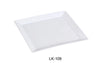 This bone white square plate offers durability and resistance to heat and dishwasher cleaning, making it suitable for placement in ovens and microwave ovens. Its robust ceramic material provides an ideal solution for applications requiring reliable dishware for mid-range workflows, such as school cafeterias, restaurants, catering operations, and institutional kitchens. 