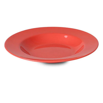 EcoQuality Pasta Bowl is made from durable and reliable melamine material. You can use these unique round bowls to serve such dishes like pasta, miso soup, noodles or salads. The bowl will perfectly fit any food-serving establishment design. Elevate your dining experience with these high quality affordable restaurant dinnerware.