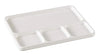 EcoQuality 4-Divided Compartment made from durable melamine, this plate is sturdy, resistant to chips, stains, and scratches, and is easy to clean. The sleek white finish adds a clean and professional look, ideal for both casual and formal settings. Perfect for restaurants, buffets, or home use. Elevate your dining experience with these high quality affordable restaurant dinnerware.