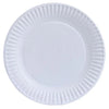 9-inch White Paper Plates, durable disposable plates for serving meals, snacks, and desserts at events, parties, picnics, or everyday dining. Sturdy, lightweight, and elegant design.