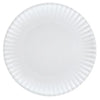 9-inch Heavy Duty White Paper Plates, durable disposable plates for heavy meals, snacks, and desserts at parties, events, or picnics. Sturdy, eco-friendly, and designed for mess-free dining.