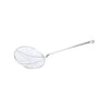 9-inch wire spiral skimmer with nickel plated finish and long handle for safe, efficient draining. Corrosion-resistant and durable, ideal for commercial kitchens. Packed 48 each per case.