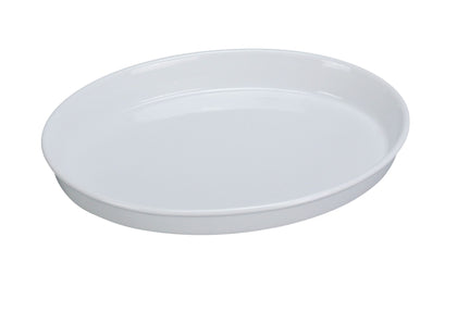 This versatile Oval Deep Plate is part of the Accessories collection, offering a unique and affordable design. Crafted from sturdy, high-quality porcelain in a clean white color, this dish is built to last for many years while maintaining its original appearance. This dinnerware is suitable for serving individual portions or side dishes, ideal for restaurant, cafes, and home dining.