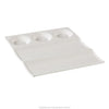 EcoQuality Compartment is a practical, stylish and reliable choice for anyone who loves to entertain. Whether you're serving up a hearty dinner or simply enjoying a snack, this plate is sure to impress. This plate is designed to withstand high temperatures and harsh chemicals, ensuring that it remains in great condition even after multiple washes with 9 inches long by 8 inches wide. Elevate your dining experience with these high quality affordable restaurant dinnerware.