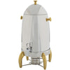 903A-905B 3 & 5-Gal Coffee Urn, Gold Accent & Stainless Steel