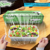 18in x 2000ft Plastic Film Roll Food Service Wrap with Cutter Box