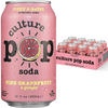 Culture Pop Grapefruit Soda 12oz cans pack of 12