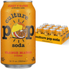 Culture Pop Orange Mango Probiotic Soda 12oz cans 4x6 pack
