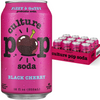 Culture Pop Black Cherry Soda 12oz cans pack of 12