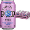 Culture Pop Wildberry Probiotic Soda 12oz cans pack of 12