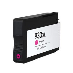 933XL Magenta Compatible Ink Cartridge for HP OfficeJet printers, high-yield 825 pages, delivers vibrant, professional-quality magenta color prints.