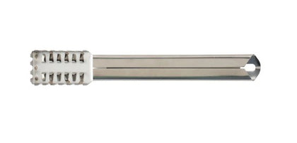 9-inch stainless steel fish scaler, sold by the dozen.
