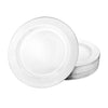 Magnificence Round Silver Edge Plate – Available in 10.25