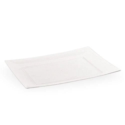 Rectangles Clear Plate in 11.75