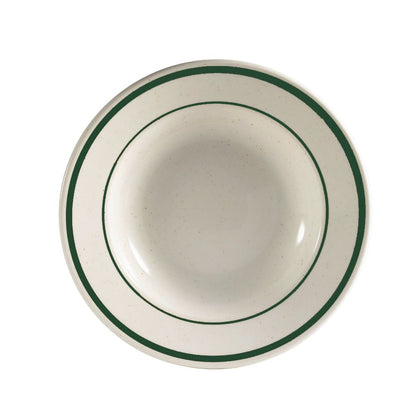 9-inch rim soup plate, 10oz ceramic bowl, durable, microwave-safe, oven-safe, dishwasher-safe, chip-resistant, ideal for soups, pasta, salads, and elegant table presentation.