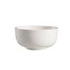 9oz porcelain Jung bowl, 4.5” bone white durable dish for soup, rice & desserts. Microwave, oven & dishwasher safe. Ideal for restaurants, catering & home kitchens.