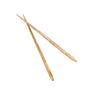 Elegant 9-inch teak chopsticks, 5 pairs per pack, ideal for dining.
