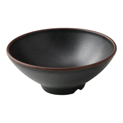 Ramen Bowl is made from melamine that combines durability with practicality, ideal for daily use for serving cereals, soup, and other hot meals in hotels, restaurants, and cafes. Elevate your dining experience with these high quality affordable restaurant dinnerware.