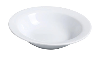 This Grapefruit Bowl AC-10 is a stylish and functional choice for serving fresh citrus fruits, fruit salads, and greens. Crafted from high-quality porcelain with a super white finish, this bowl enhances the presentation of vibrant dishes while complementing any dining setting. Perfect for restaurants, diners, cafeterias, and catering events, it combines durability with an elegant design. 