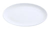 Yanco Coupe Platter AC-14-CP is a stylish and versatile choice for serving a variety of dishes. Crafted from high-quality porcelain with a smooth glaze finish, it offers durability and an elegant presentation. This super white oval platter is perfect for serving vegetables, cold cuts, fresh greens, and appetizers. Its sleek design makes it an excellent addition to fine-dining restaurants, catered events, and other professional dining settings. 