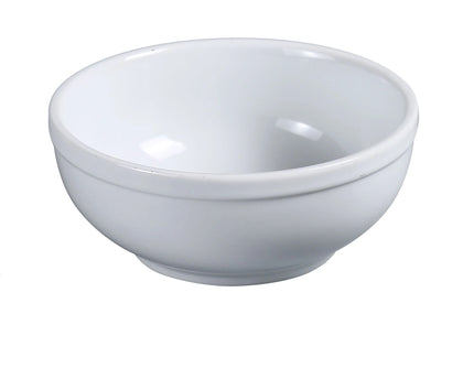 Yanco Nappie AC-15 is a versatile and elegant choice for serving soups, salads, and side dishes. Crafted from high-quality porcelain with a super white finish, this bowl enhances food presentation while complementing any dining setting. Its durable construction makes it ideal for restaurants, dining halls, and catered events. Designed for convenience, this nappie is dishwasher, oven, and microwave safe, ensuring ease of use in busy environments.
