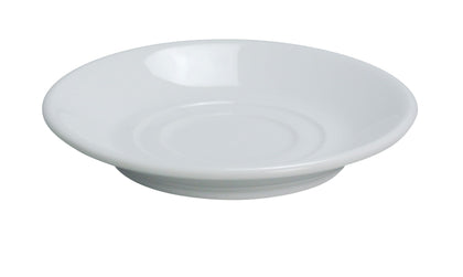 Yanco Saucer AC-2 is designed to complement Abco porcelain cups, adding a refined touch to any table setting. Made from high-quality porcelain with a smooth finish, this saucer is a durable and stylish choice for restaurants, cafes, catered events, and hotels. Its elegant design enhances the presentation of beverages while providing a practical surface to catch drips or hold spoons. 