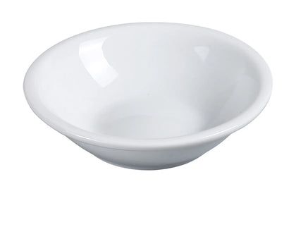 Fruit Bowl AC-32 is an elegant and practical choice for serving fresh fruit, small salads, and side dishes. Crafted from high-quality porcelain with a super white finish, this bowl enhances the presentation of any dish with its sleek lines and refined design. Ideal for restaurants, diners, cafeterias, and catering events, it offers both style and durability. Designed for convenience, this bowl is dishwasher, microwave, and freezer safe, making it a reliable option for everyday use.
