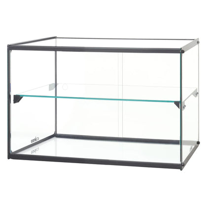 ADCG-2216/ADCG-3616, 2-Tier, Tempered Glass, Alu Frame, Rear Open Ambient Display Case