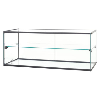 ADCG-2216/ADCG-3616, 2-Tier, Tempered Glass, Alu Frame, Rear Open Ambient Display Case