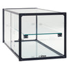 ADCG-2216/ADCG-3616, 2-Tier, Tempered Glass, Alu Frame, Rear Open Ambient Display Case