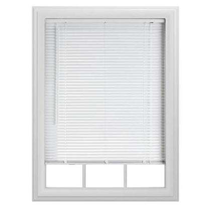 Enhance your space with the clean, functional style of these Cordless Vinyl Mini Blinds. Designed with safety and practicality in mind, these blinds are ideal for homes, offices, or businesses. The cordless system provides a sleek, modern look while eliminating the hazard of dangling cords, making them safe for children and pets. With an included tilt wand, you can easily control the amount of sunlight entering your room. 