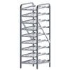 ALCR-9 - Full-Height 9-Tier Aluminum Can Rack, Heavy Duty, NSF, KD